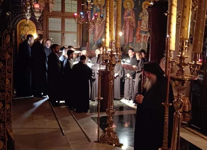 4 Ιουλίου 2024, Πολυαρχιερατική Αγρυπνία Αγίου Αθανασίου Αθωνίτου, Ιερά Μονή Μαχαιρά